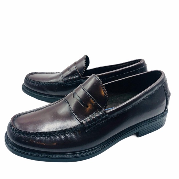 rockport leather penny loafer